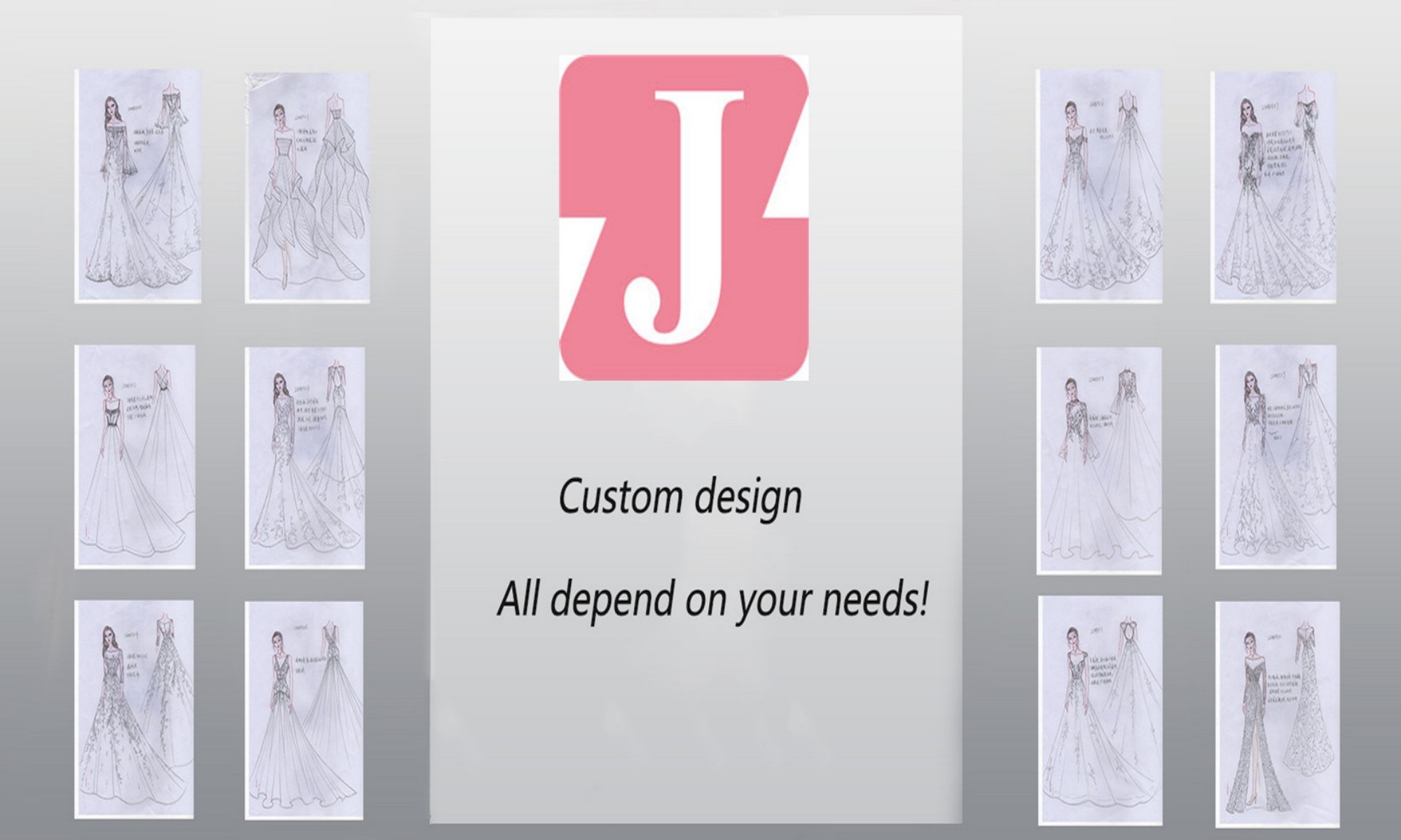 sweetheart neckline Floral Lace Wedding Dress With Long Sleeve