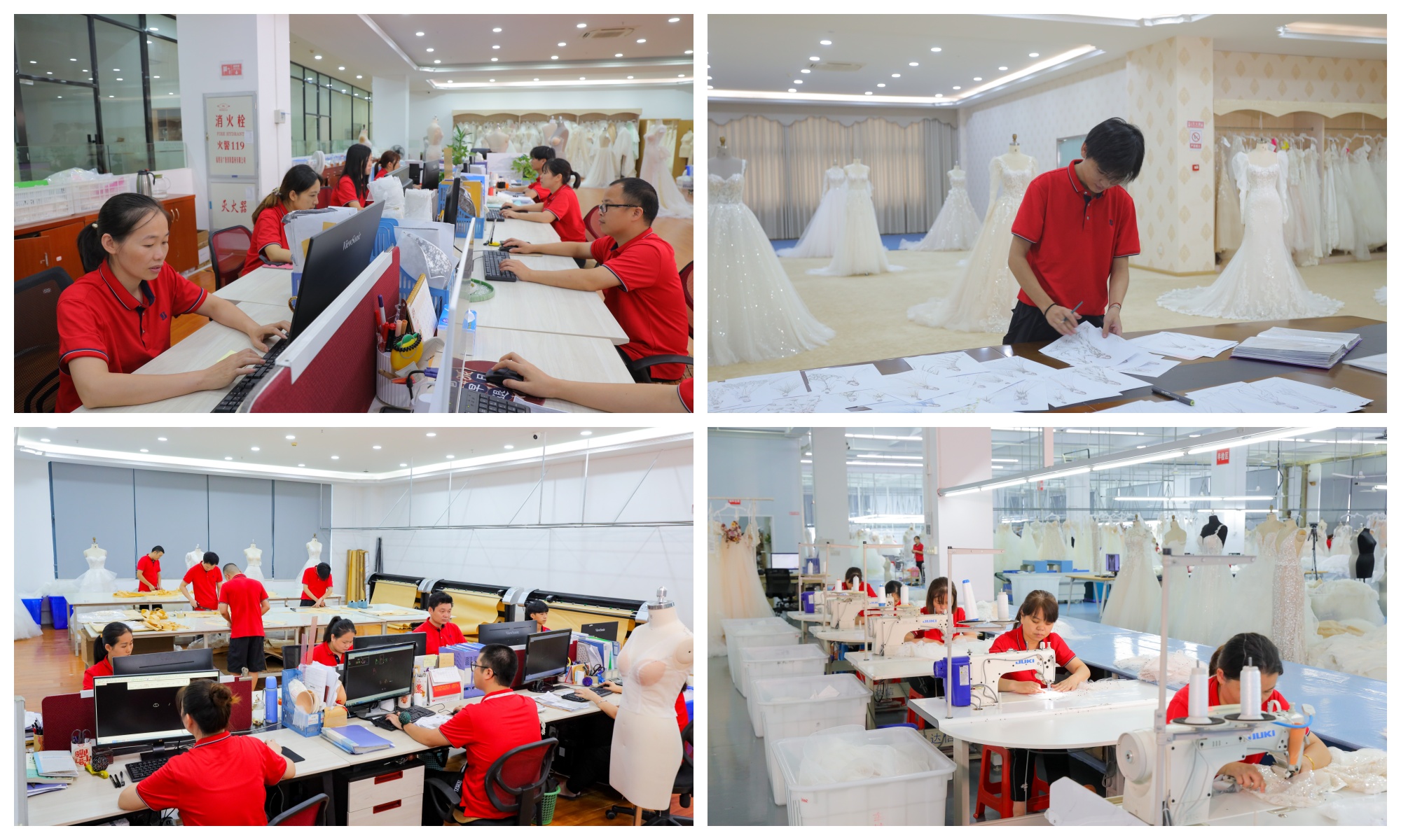 Dreamy Beaded Tulle Ruffled Ballgown Wedding Dress